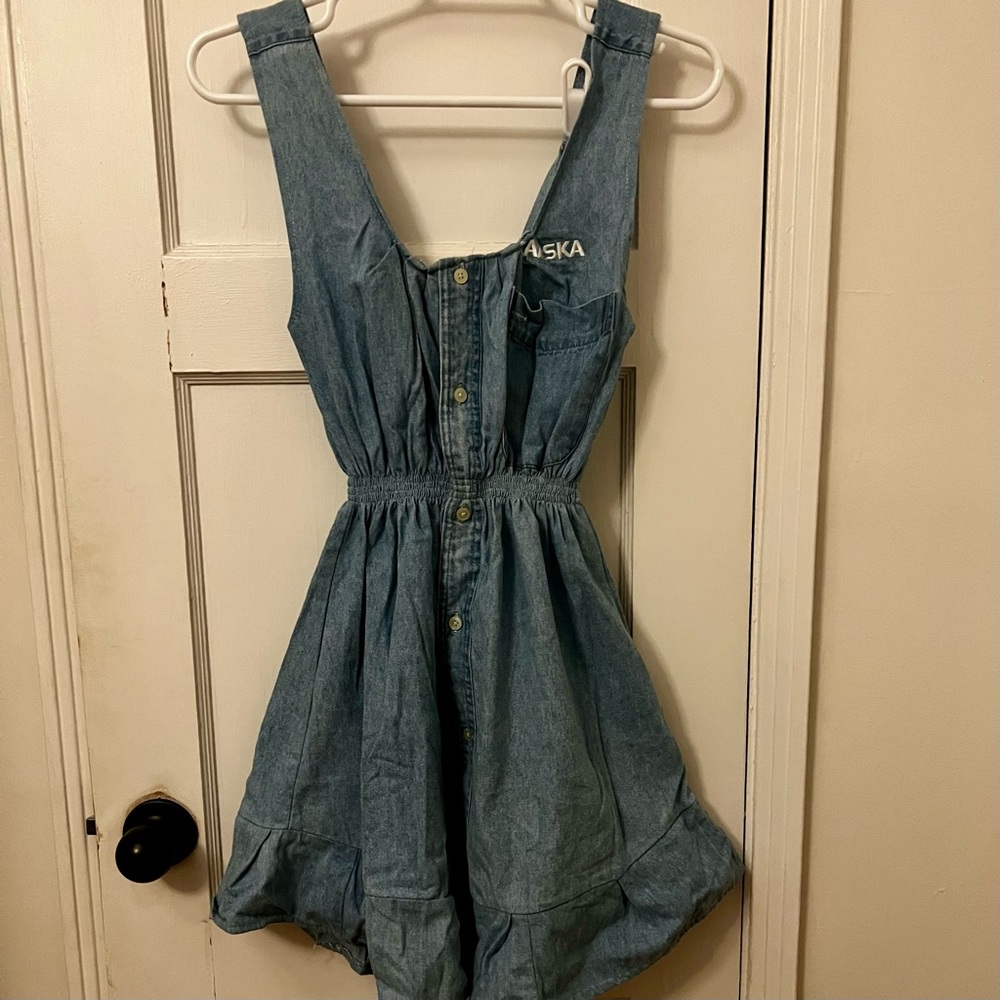Jeans dress handmade